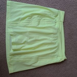 Neon Yellow Golf Skorts